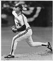 Image of Gaylord Perry throwing first pitch of season, Seattle, April 5, 1983