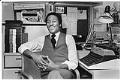 Image of Steve Pool at KOMO News studio, Seattle, January 1981