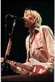 Image of Kurt Cobain on stage during Nirvana concert, Seattle Center Arena, January 7, 1994