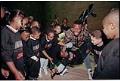 Image of Ken Griffey, Jr. with children at Rainier Vista Boys & Girls Club, Seattle, December 16, 1996