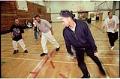 Image of Chris Daigre teaching dance to Rainier High School students, Seattle, February 20, 1997