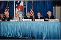 Image of U.S. delegates at WTO conference, Seattle, December 3, 1999