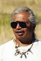 Image of James Kiona speaking about fishing on the Columbia River, July 26, 2002
