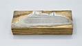 Image of Printing block featuring an image of the ferry Kalakala from Tony Ferrucci's Art Printing Co., ca. 1950