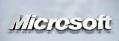 Image of Brushed aluminum Microsoft sign, ca. 2000