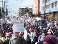 Image of Crowd at 20th and Jackson during Women's March on Seattle, January 21, 2017