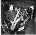 Image of Saxophone section of Jive Bombers, Seattle, circa 1944
