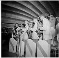 Image of Billy Tolles band performing at the Trianon, circa 1952