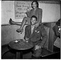 Image of Couple in booth at Basin Street nightclub, Seattle, 1945