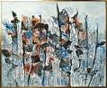 Image of Oil and ink painting, 