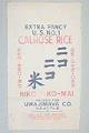 Image of Muslin rice bag from Uwajimaya, 1928-1950