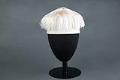 Image of White hat with tassel plume, made by John Eaton, ca. 1950s-1960s