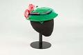 Image of Green and pink John Eaton hat, ca. 1950s-1960s