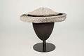 Image of Silver hat with rhinestones made by John Eaton, ca. 1960s