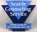 Image of Seattle Counseling Service sign, ca. 1980