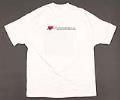 Image of Microsoft GLEAM T-shirt, white with stick figures, 1995