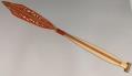 Image of Canoe Journeys paddle made by Keith Stevenson, Muckleshoot, ca. 2020