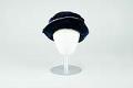 Image of Velvet hat with rainbow fabric from Hatterdashery, ca. 1995