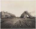 Image of 12,000 ton wooden sectional dry dock, Todd Dry Docks, Inc., Seattle, circa 1920