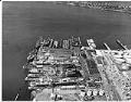 Image of Aerial view looking north, Todd Shipyards Corporation, Seattle Division, July 8, 1966