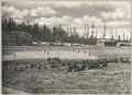 Image of Baseball game at Fort Lawton parade grounds, Seattle, circa 1906