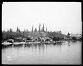 Image of View of fishing camp at Eagle Harbor on Bainbridge Island, circa 1905