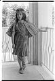 Image of Young model at Indigenous fashion show, Pacific Science Center, June 1970