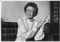 Image of Bertha Pitts Campbell sitting, Seattle, January 1981