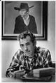 Image of Tomás Villanueva at United Farm Workers office, Granger, May 3, 1989