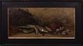 Image of Painted still-life with fish, crab, and clams, by Jessie M. Elliott, 1895