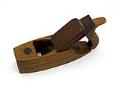 Image of Wood leveling plane made by Arthur Denny, 1800s