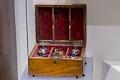 Image of Scarificator and blood cupping instruments in case, used by Dr. Maynard, 1850s