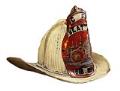 Image of Fire chief's hat worn by Seattle Fire Chief Josiah Collins, ca. 1880s