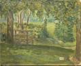 Image of Painting of Denny Park before the Regrade by Julius Twohy, 1930-1940