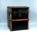 Image of Saratoga trunk belonging to the John Collins family of Seattle, ca. 1900
