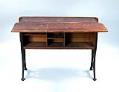 Image of School desk from a University of Washington library, ca. 1880