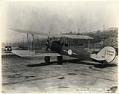 Image of Boeing Model 81-B biplane at Boeing factory, September 26, 1929