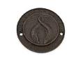 Image of Bronze medallion for street lamp base, ca. 1928