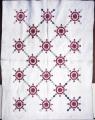 Image of Quilt appliqued with rose pattern, ca. 1847