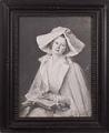 Image of Charcoal portrait of Frandie Webster by Harriet Foster Beecher, ca. 1880s