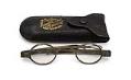 Image of Eyeglasses with metal rims and retractable bows, worn by Thomas B. Elder, a Seattle pioneer of 1883
