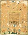 Image of Sampler made by Mary Gillam Woodbridge, 1819