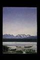 Image of Oil painting of Lake Washington with Cascade Range in background by Emily Inez Denny, 1870-1918