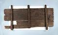 Image of Wooden door from Denny cabin at Alki Point, 1851