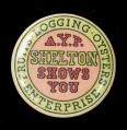 Image of Button commemorating the city of Shelton at the Alaska-Yukon-Pacific Exposition (AYPE), 1909