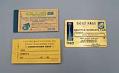 Image of Tickets and passes to the Seattle World's Fair, 1962