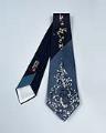Image of Two-tone blue silk necktie, ca. 1950s-1960s