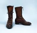 Image of Brown work boots, 1920s