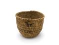 Image of Coast Salish twined basket, ca. 1900-1940