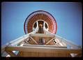 Image of View of the Space Needle, looking up from the base, Seattle, 1962